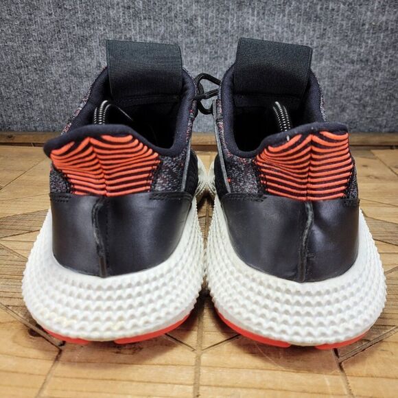 Adidas Prophere Athletic Shoes Sneakers Men's SZ 10.5 Primeknit Black Red CQ3022 - Picture 6 of 11